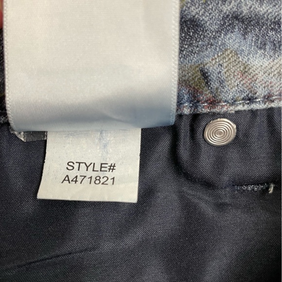 Laurie Felt Petite Floral Relaxed Straight Jeans Medium A4718210 - Picture 5 of 9